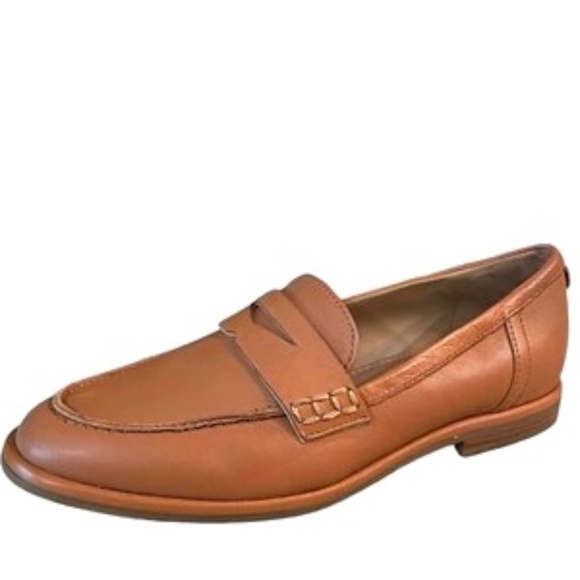 Sam Edelman Girls Brown Leather Penny Loafers Shoes Size 5 Youth - Picture 1 of 9